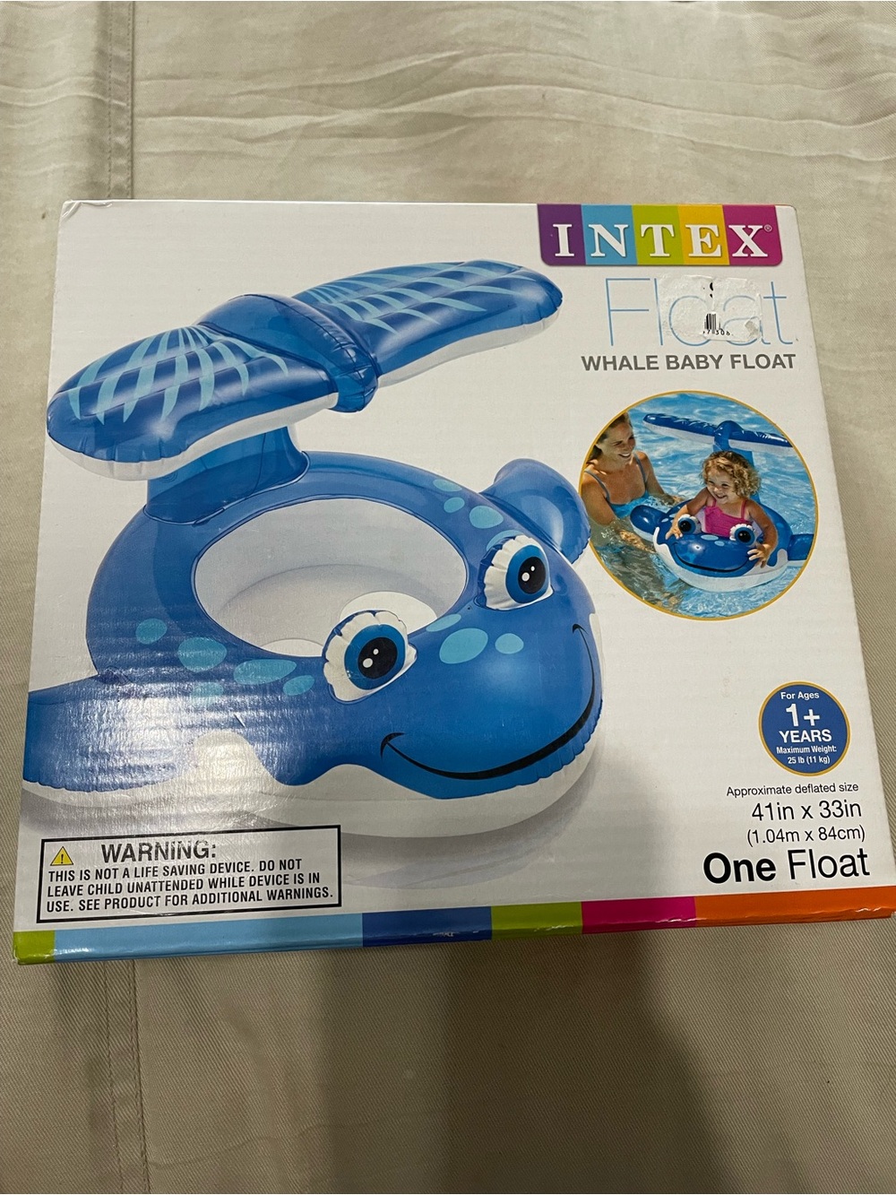 Blue Whale Baby Float - Kids Pool Toy